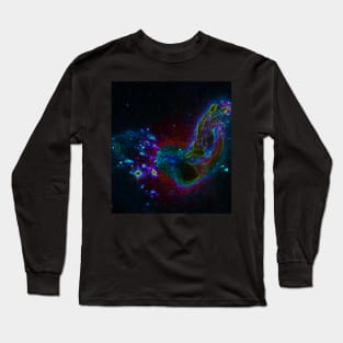 Black Panther Art - Glowing Edges 430 Long Sleeve T-Shirt